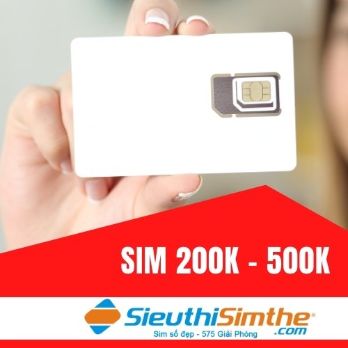 sim giá từ 200k - 500k