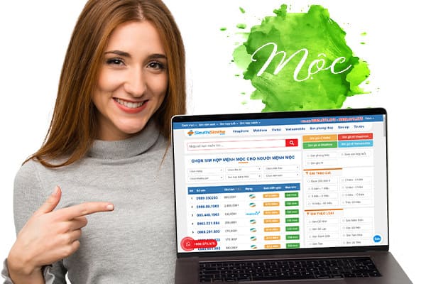 sim hợp mệnh mộc