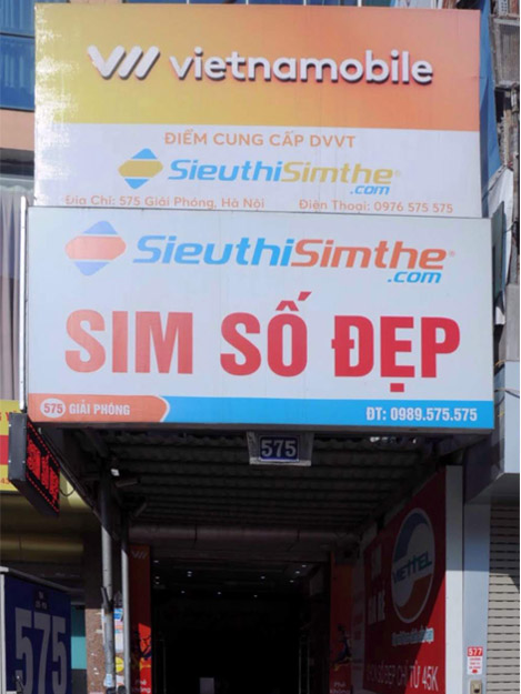 Cửa hàng SIM SỐ ĐẸP